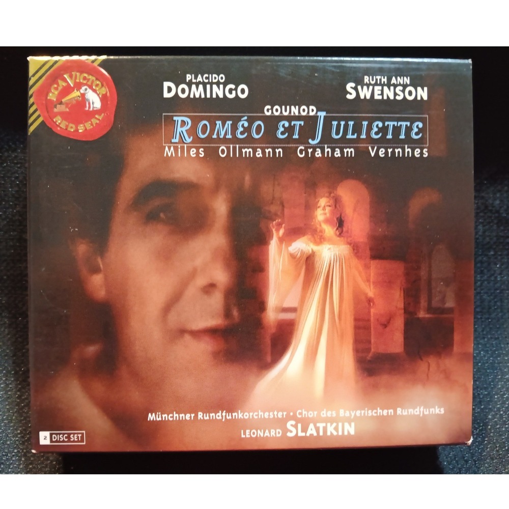 Gounod: Roméo et Juliette‎ 2 CD Set RCA Red Seal Domingo Swenson Slatkin 1996